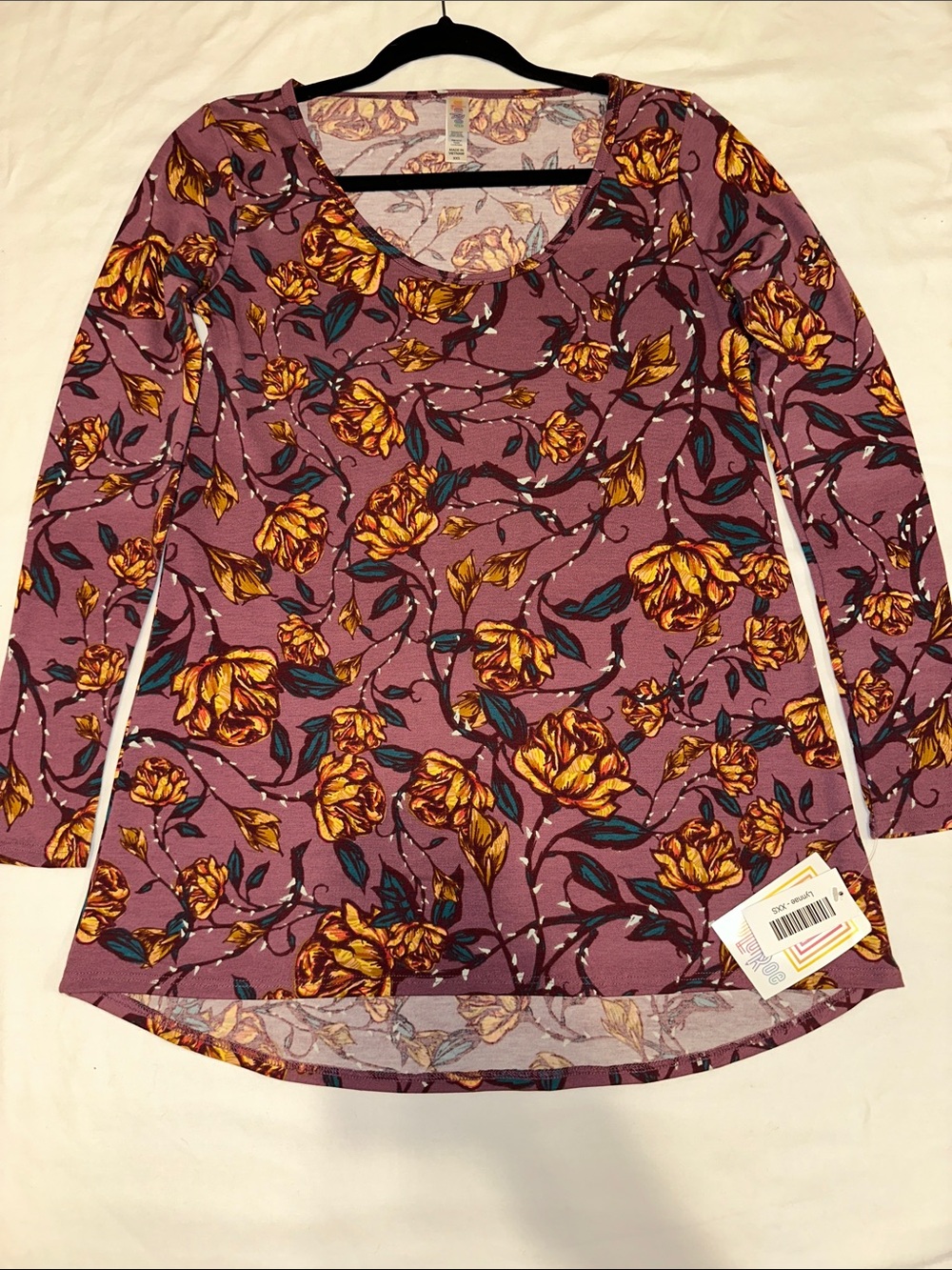 LEAVING SOON - Grab It Now! LuLaRoe Lynnae Floral Long-Sleeve Top